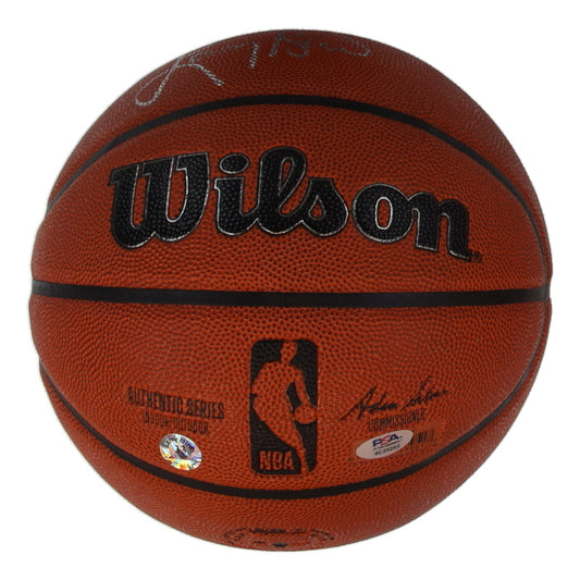 Larry Bird Signed NBA Basketball (PSA/DNA & Bird Hologram)