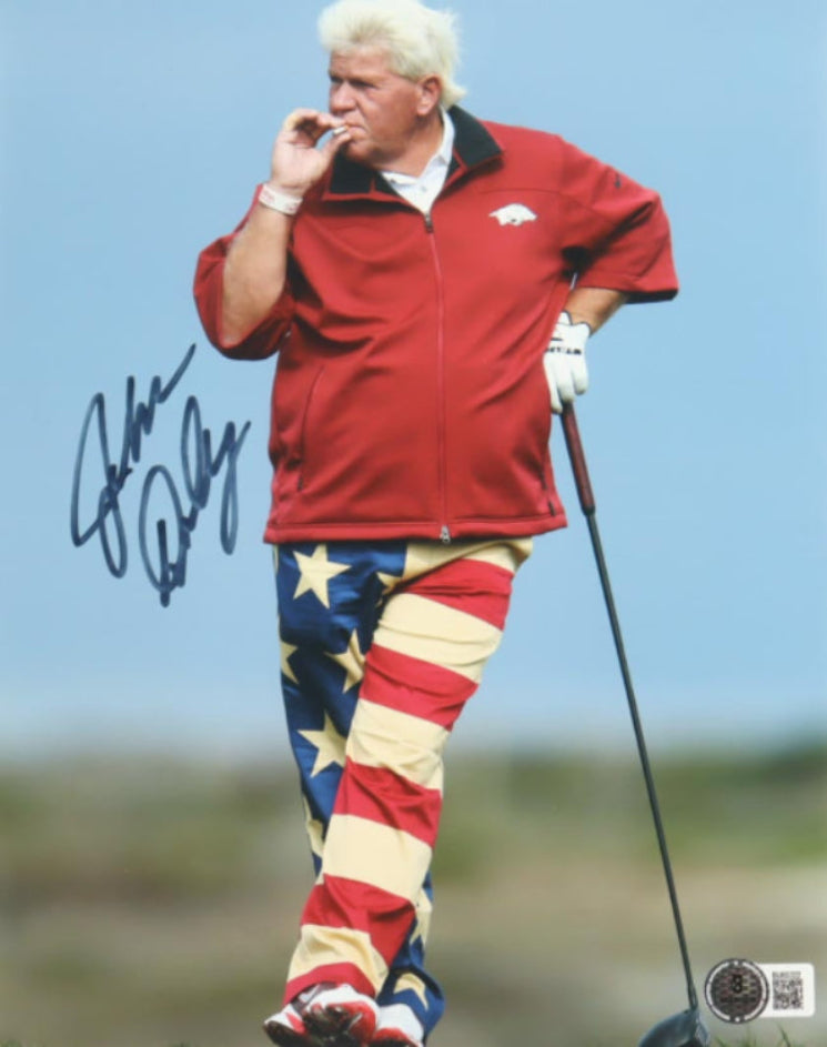 John Daly signed Photo — Beckett authenticated