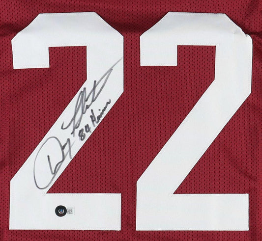 Doug Flutie Signed Jersey Inscribed "84 Heisman" (Beckett Witnessed)