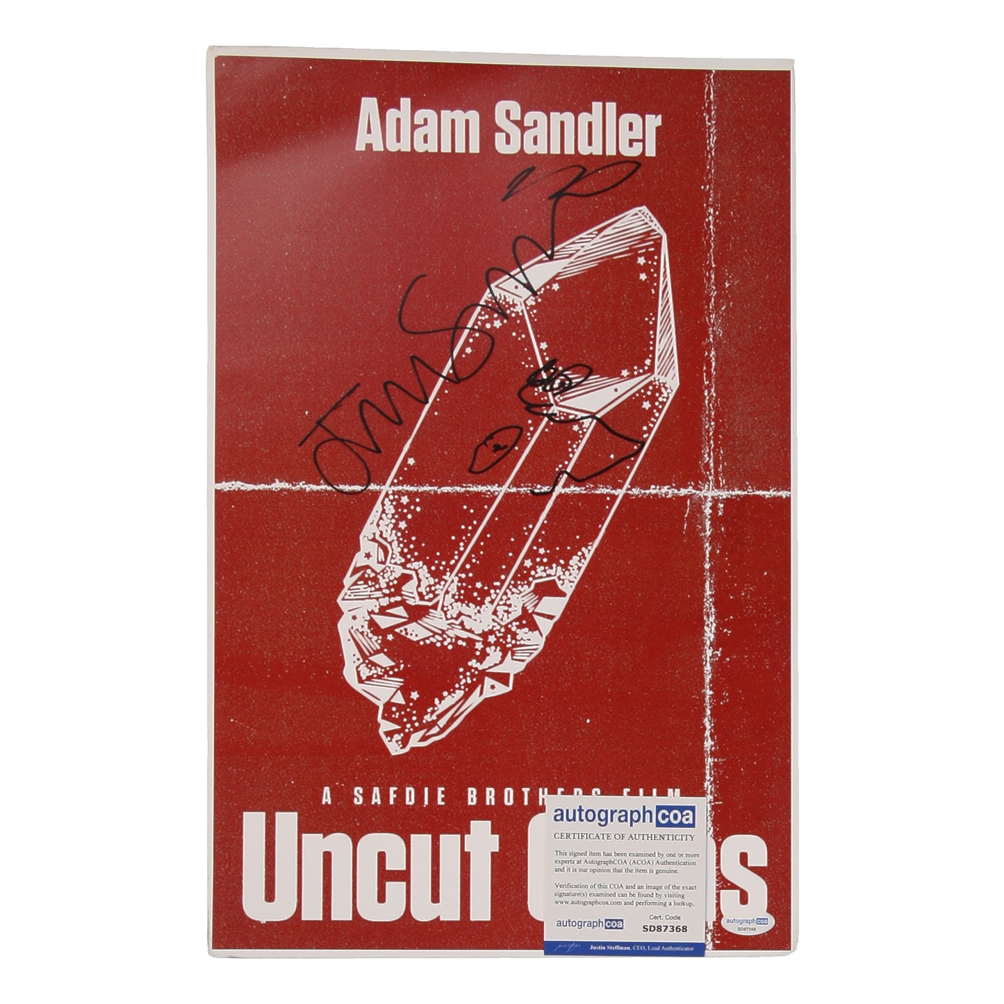 Josh Safdie Director signed "Uncut Gems" Photo — view 2