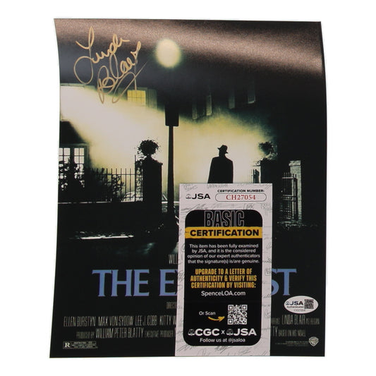 Linda Blair Signed Exorcist 8x10 Poster (JSA)