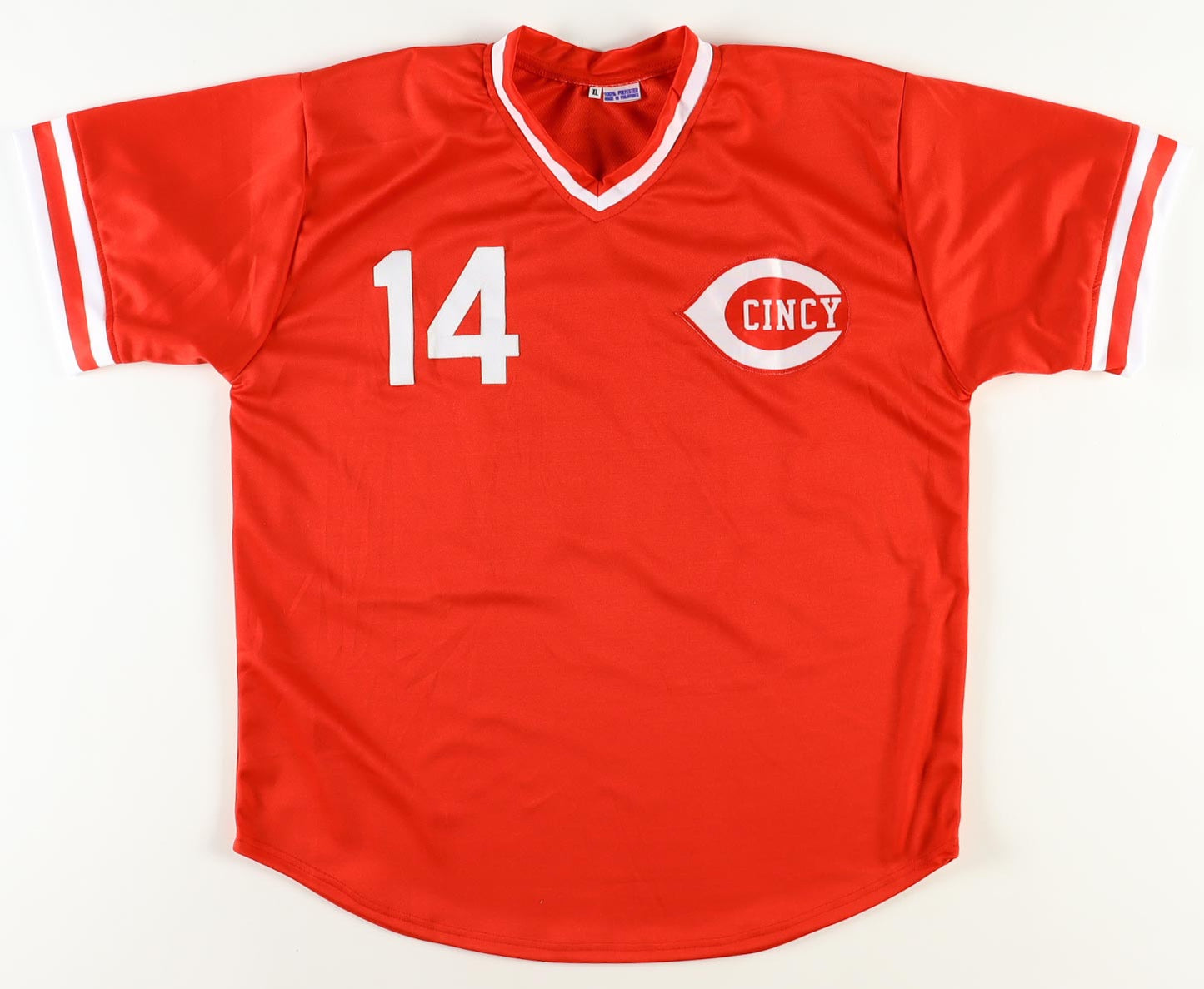 Pete Rose Signed Cincinnati Reds Custom Jersey (JSA)