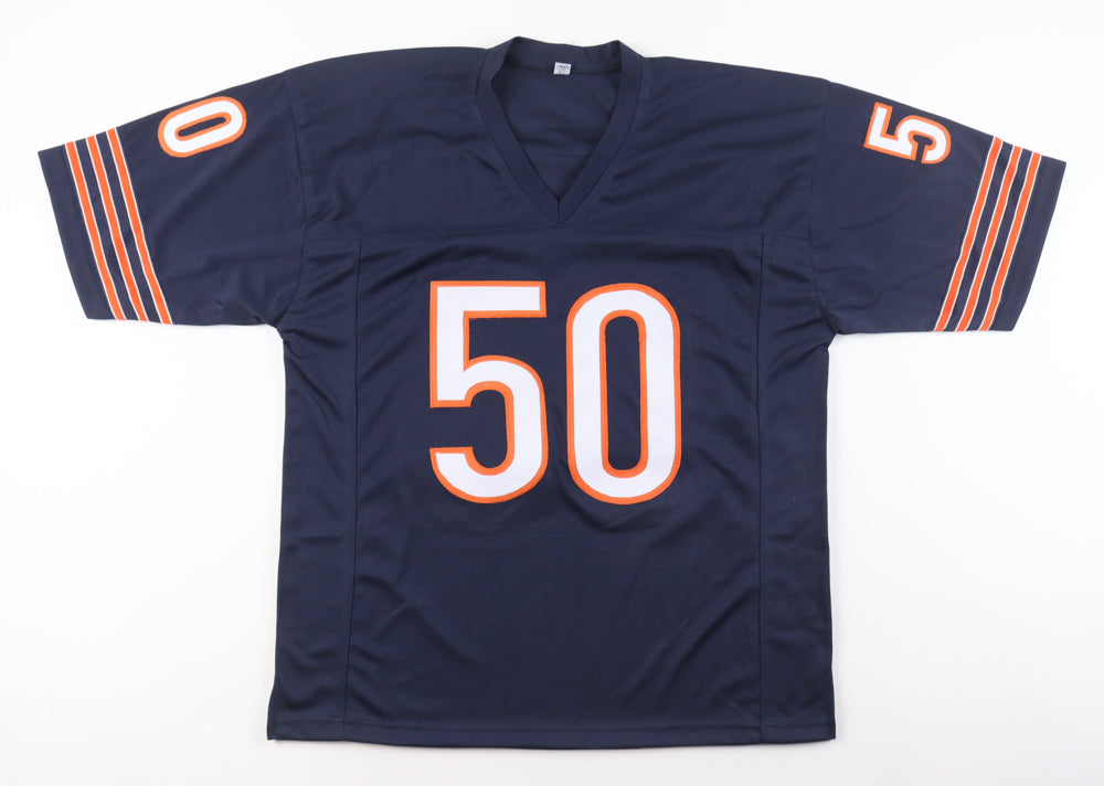 Mike Singletary Signed Chicago Bears Jersey Inscribed "HOF 98" (Beckett Witnessed)