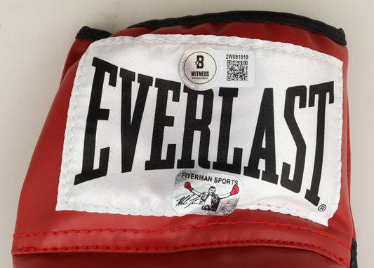Mike Tyson Signed Everlast Boxing Glove (Beckett Witnessed & Tyson)