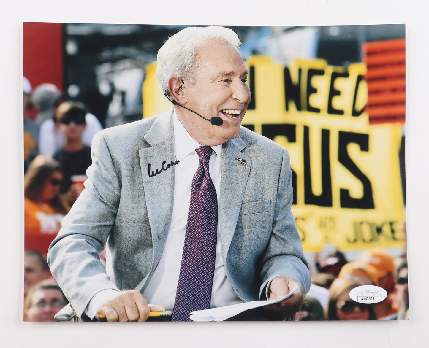 Lee Corso Signed 8x10 Photo (JSA)
