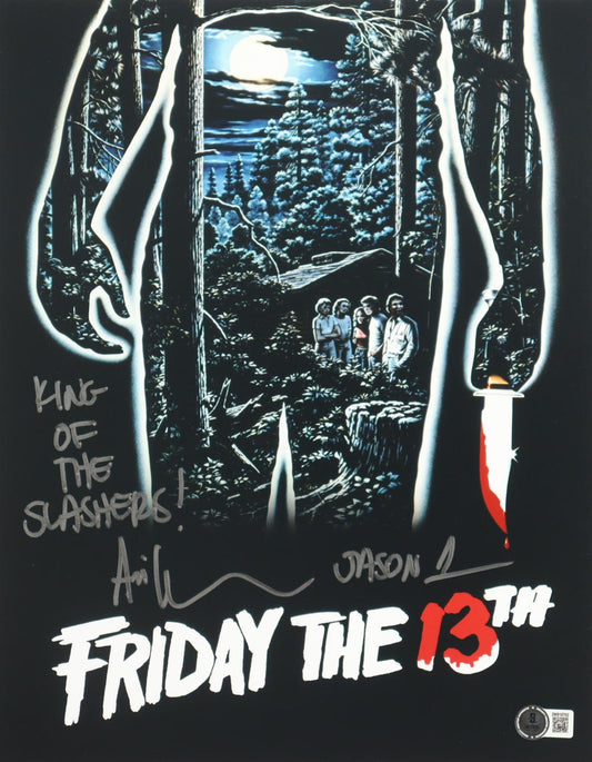 "Friday the 13th" Ari Lehman Signed 11x14 Photo Inscribed "King of the Slashers!" & "Jason 1" (Beckett Witnessed)