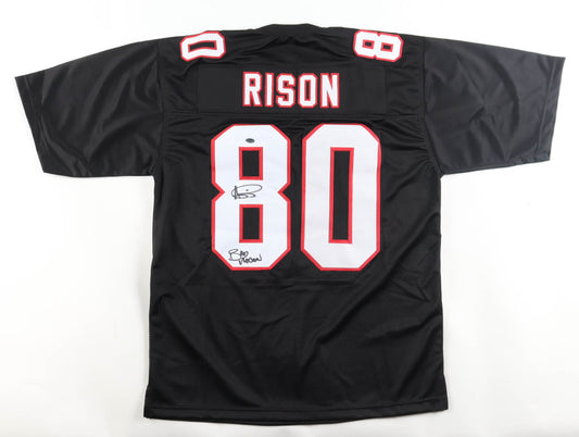 Andre Rison signed Atlanta Falcons Jersey — Schwartz authenticated