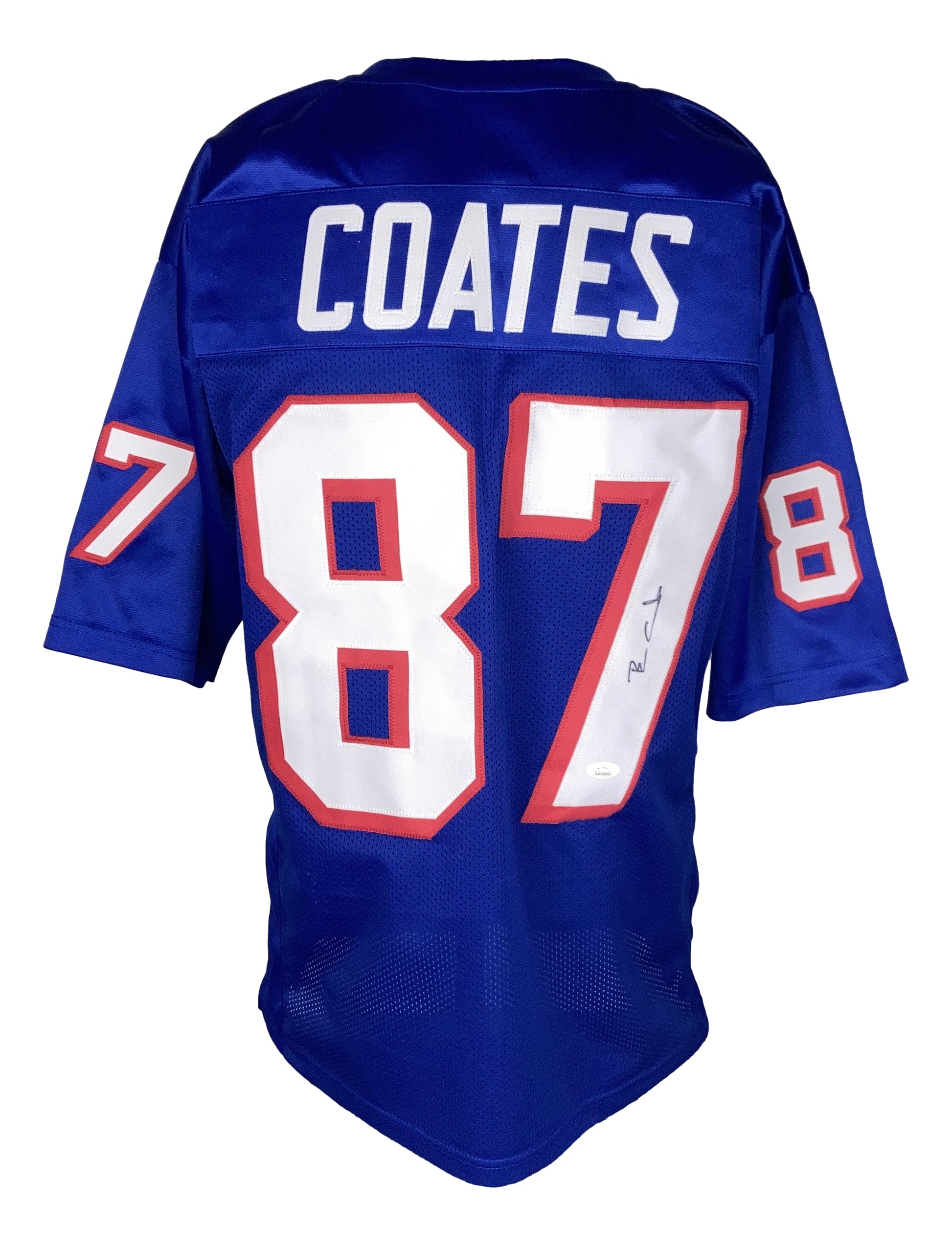 Ben Coates signed Patriots Jersey — JSA authenticated