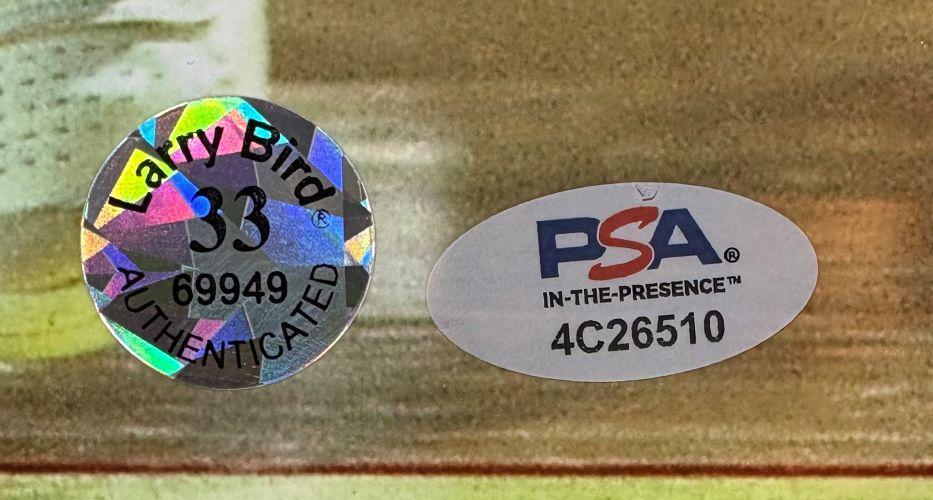 Larry Bird & Magic Johnson Signed 16x20 Photo (PSA, Beckett & Bird Witnessed)