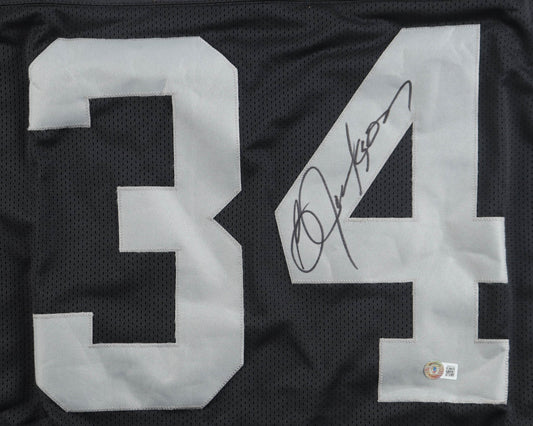 Bo Jackson signed Raiders Jersey — Beckett authenticated — view 2
