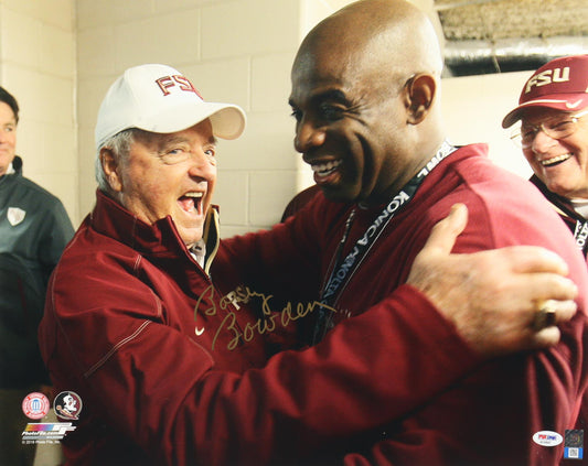 Bobby Bowden signed Deion Sanders cameo Florida State Seminoles FSU Photo — PSA/DNA authenticated