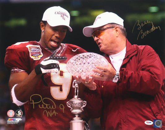 Bobby Bowden & Peter Warrick FSU Florida State 16x20 Signed Photo (PSA/DNA)