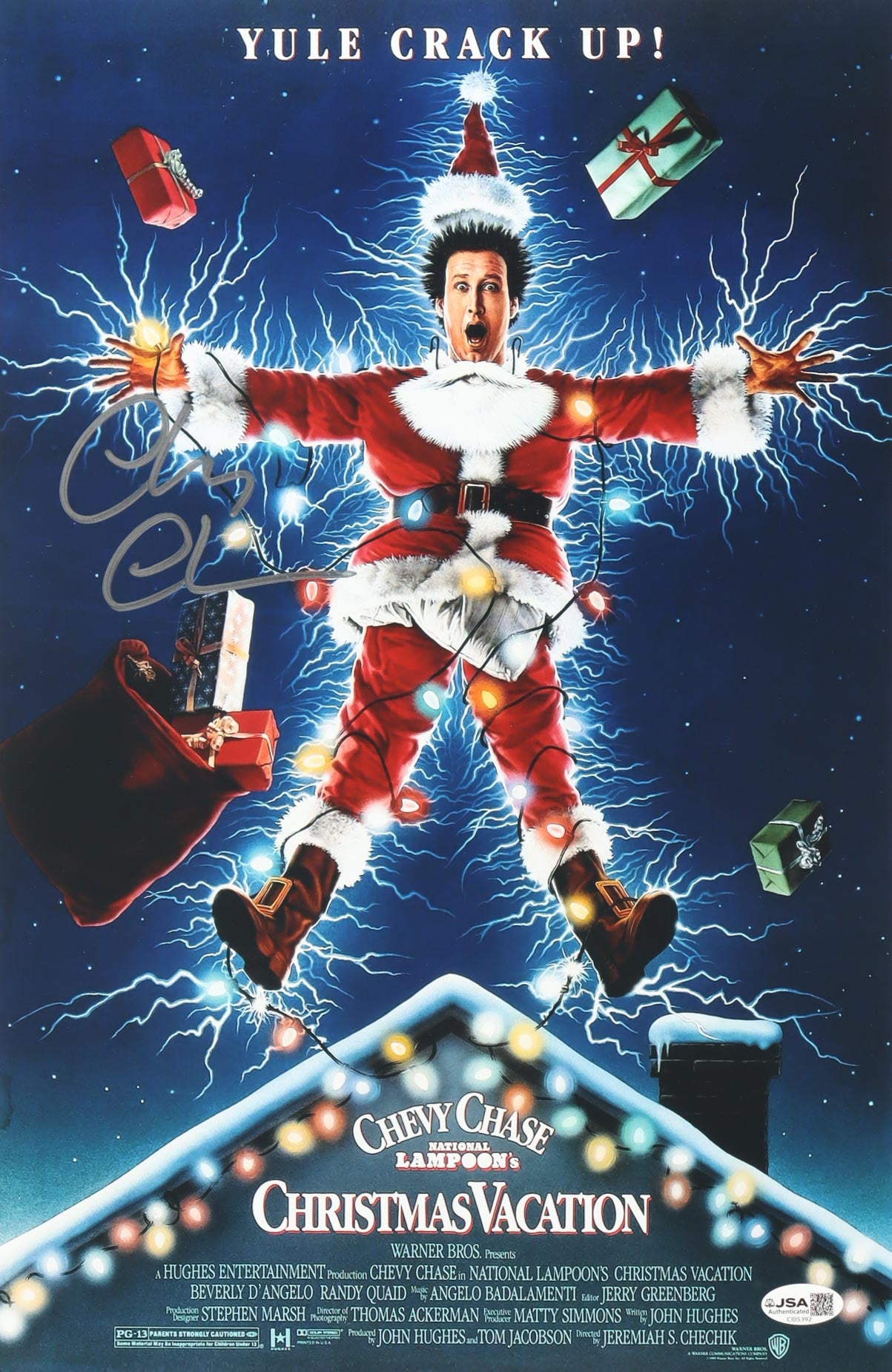 Christmas Vacation Signed 11x17 Poster – JSA