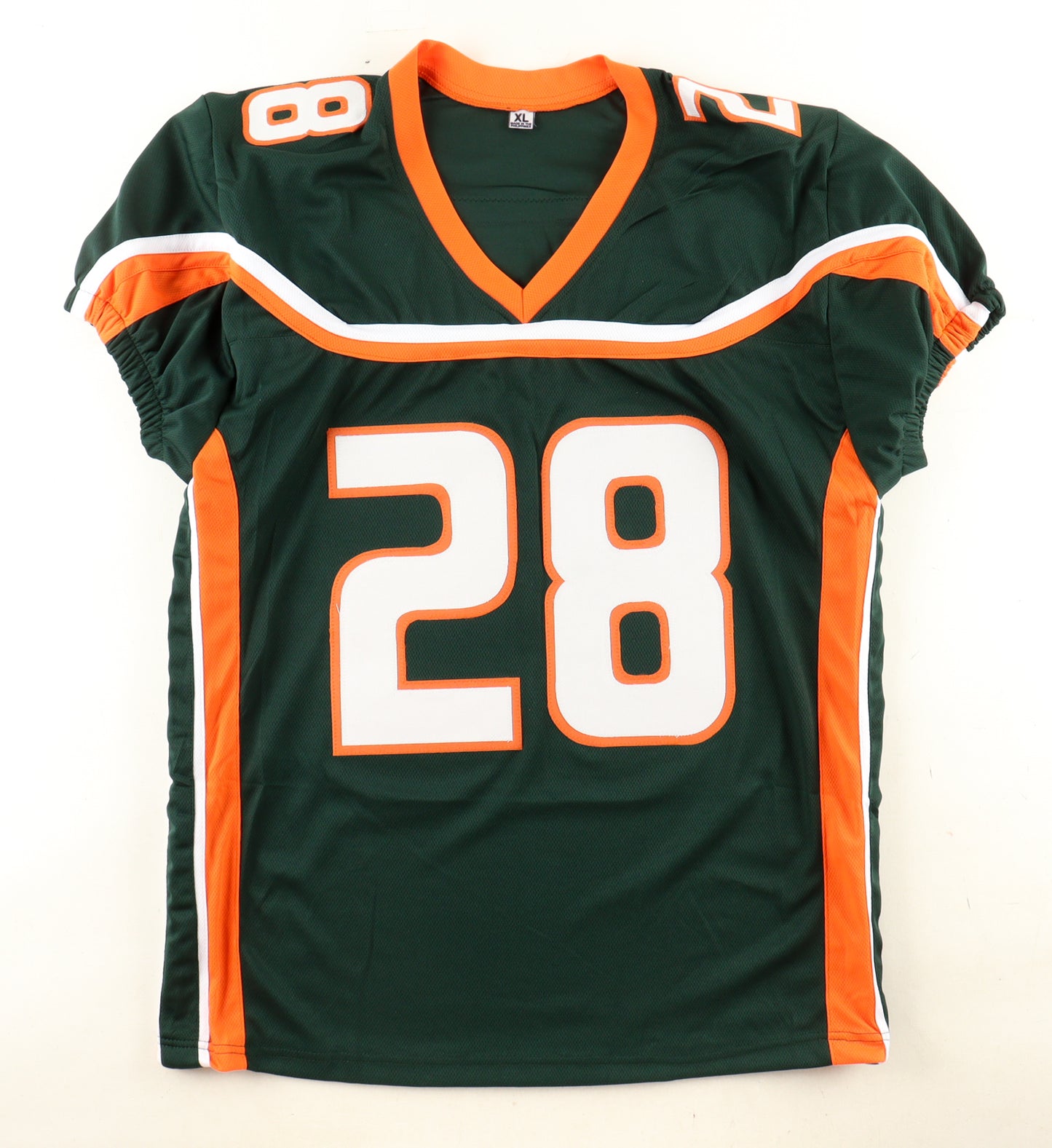 Clinton Portis signed Miami Hurricanes Jersey — Beckett authenticated — view 3