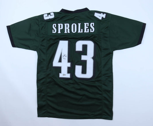 Darren Sproles Signed Eagles Jersey (Beckett)