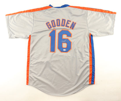 Dwight "Doc" Gooden signed Mets Away Jersey — JSA authenticated