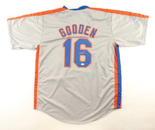 Dwight "Doc" Gooden signed Mets Away Jersey — JSA authenticated