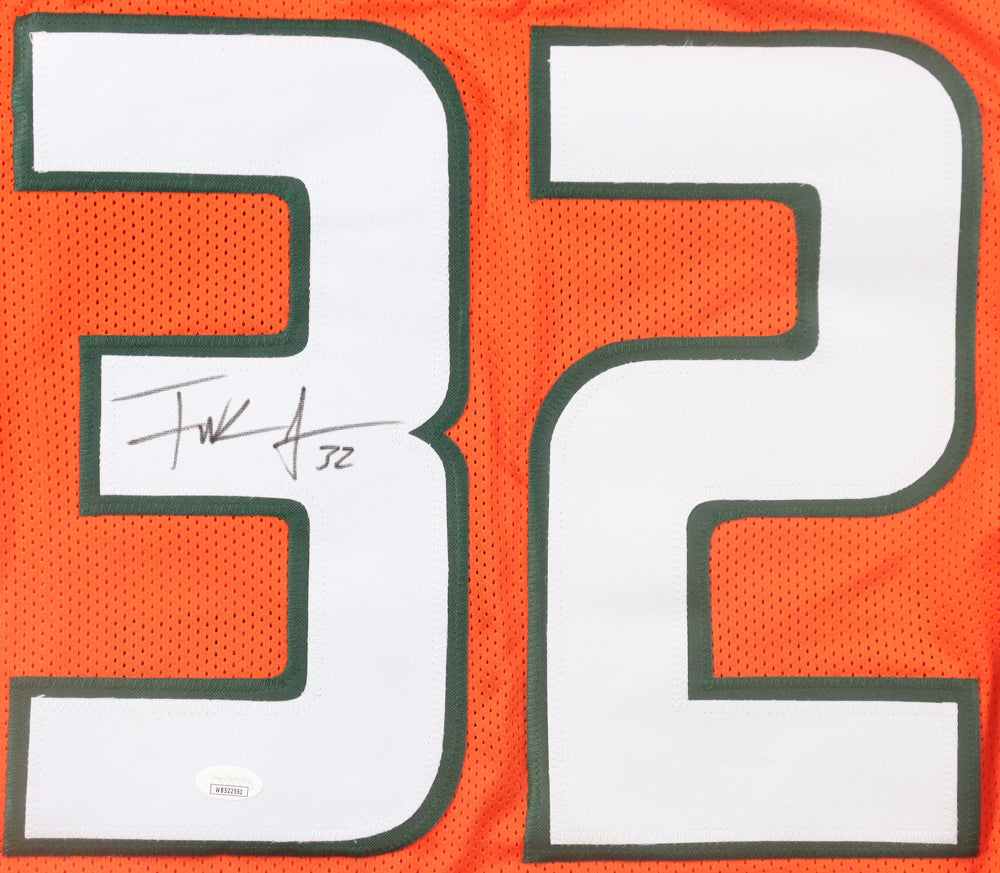 Frank Gore Signed Miami Hurricanes Jersey (JSA)