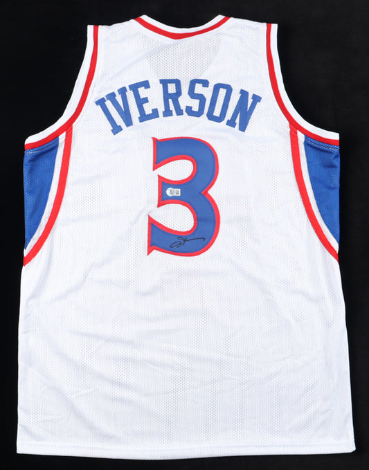 Allen Iverson Signed Jersey (Beckett Witnessed)