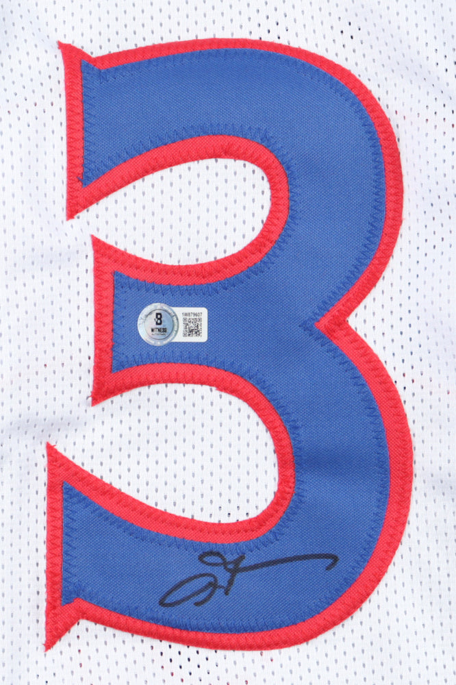Allen Iverson Signed Jersey (Beckett Witnessed)