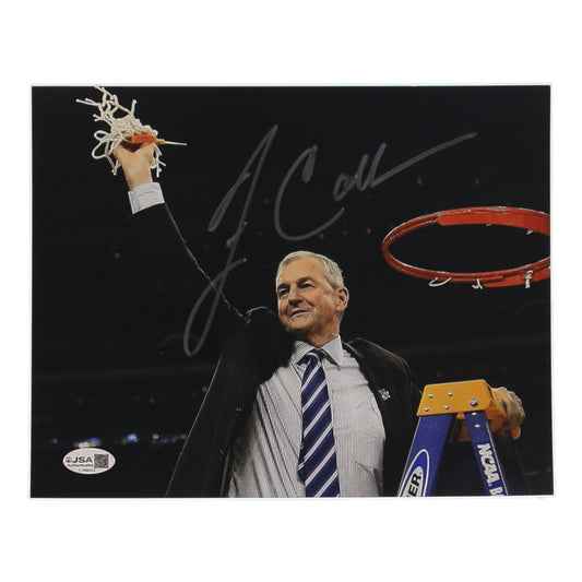 Jim Calhoun signed UConn Huskies Basketball Photo — JSA authenticated