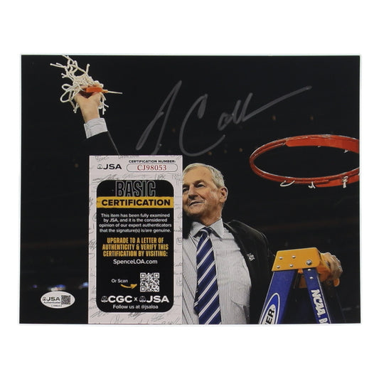 Jim Calhoun signed UConn Huskies Basketball Photo — JSA authenticated — view 2