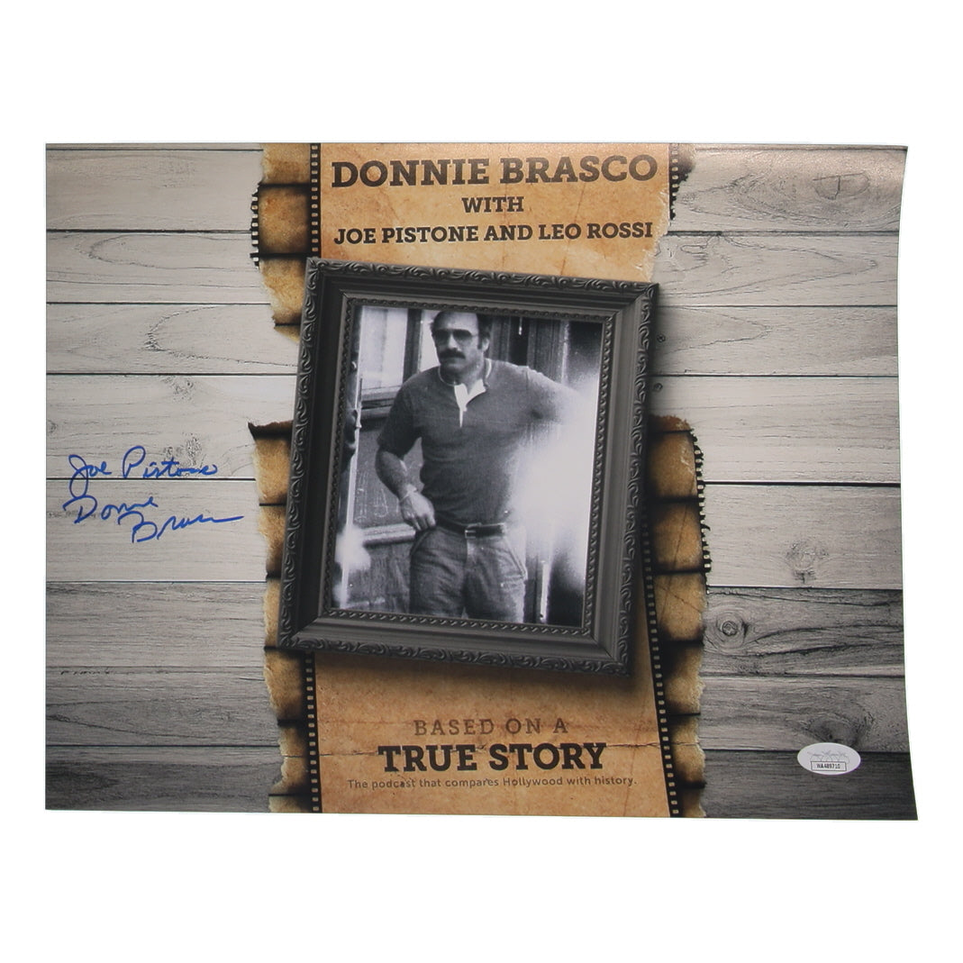 Joe Pistone signed "Donnie Brasco" Photo — JSA authenticated
