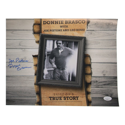 Joe Pistone signed "Donnie Brasco" Photo — JSA authenticated