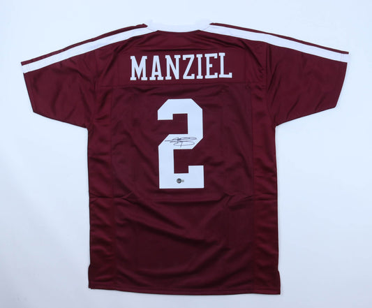 Johnny Manziel signed Texas A&M Aggies Jersey — Beckett authenticated