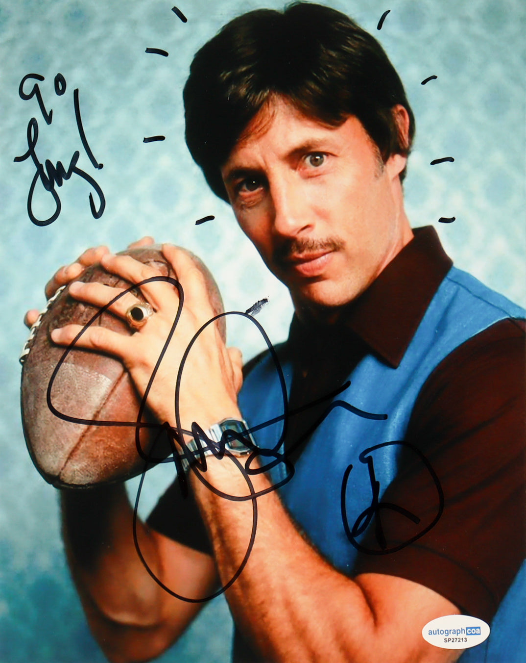 Jon Gries Uncle Rico Signed "Napoleon Dynamite" 8x10 Photo Inscribed "Go Long!" (ACOA)