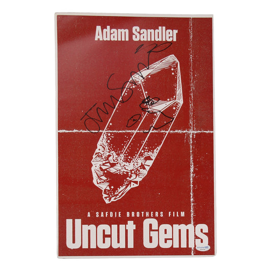 Josh Safdie Director signed "Uncut Gems" Photo