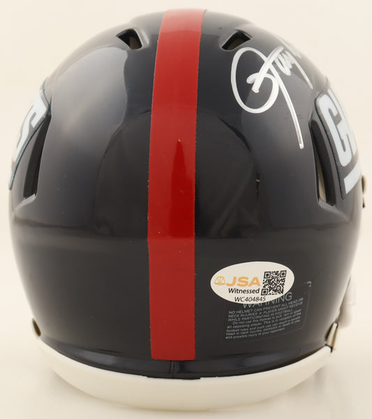 Lawrence Taylor signed New York Giants Speed Mini Helmet — JSA authenticated — view 2