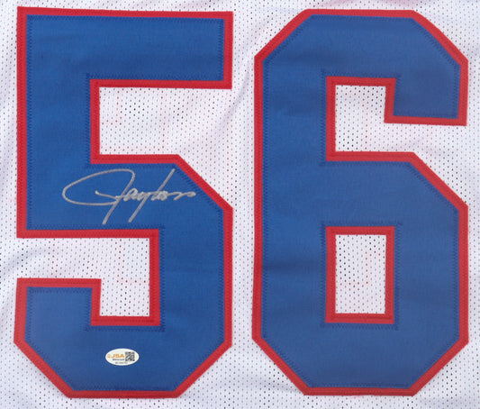 Lawrence Taylor signed New York Giants Away Jersey — JSA authenticated — view 2