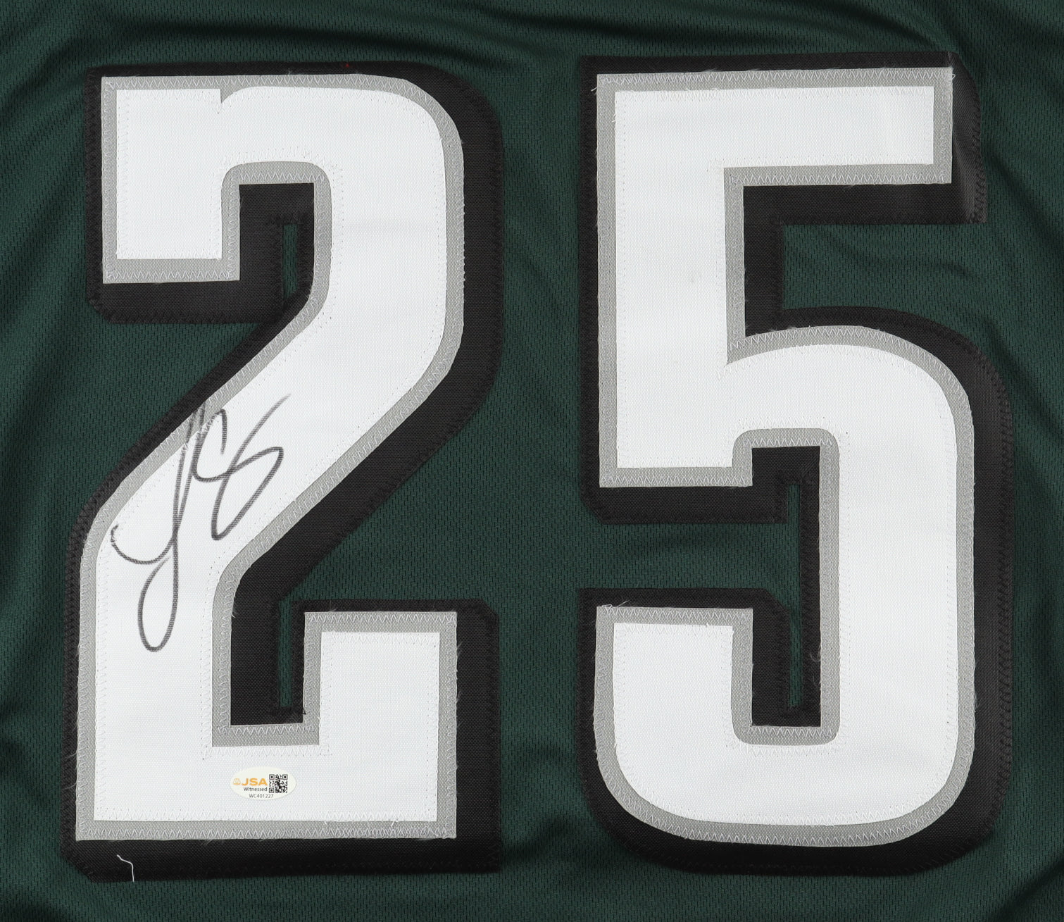 LeSean McCoy signed Philadelphia Eagles Jersey — JSA authenticated — view 2