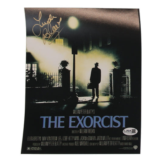 Linda Blair Signed Exorcist 8x10 Poster (JSA)