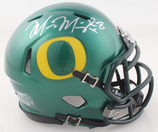 Marcus Mariota signed Oregon Ducks Speed Mini Helmet