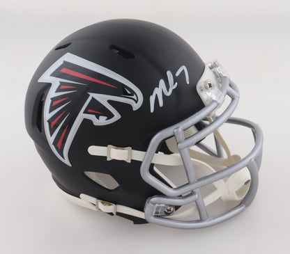 Michael Vick signed Falcons Speed Mini Helmet — Beckett authenticated