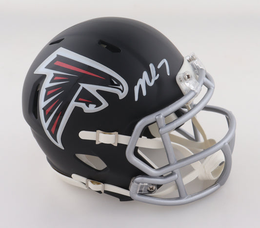 Michael Vick signed Falcons Speed Mini Helmet — Beckett authenticated