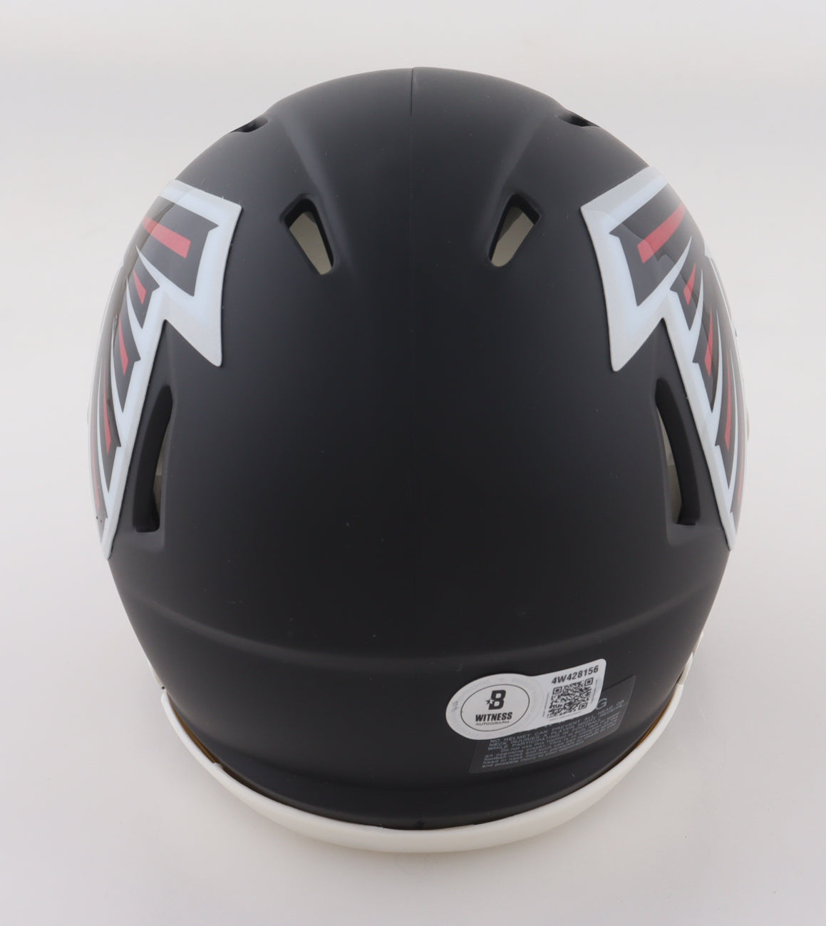 Michael Vick signed Falcons Speed Mini Helmet — Beckett authenticated — view 2