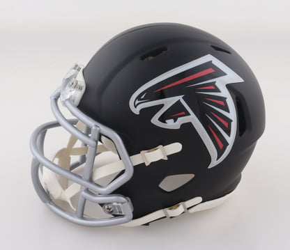 Michael Vick signed Falcons Speed Mini Helmet — Beckett authenticated — view 3