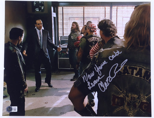 Chazz Palminteri Signed "A Bronx Tale" 11x14 Photo Inscribed "Now Youse Can't Leave" (Beckett Witnessed)