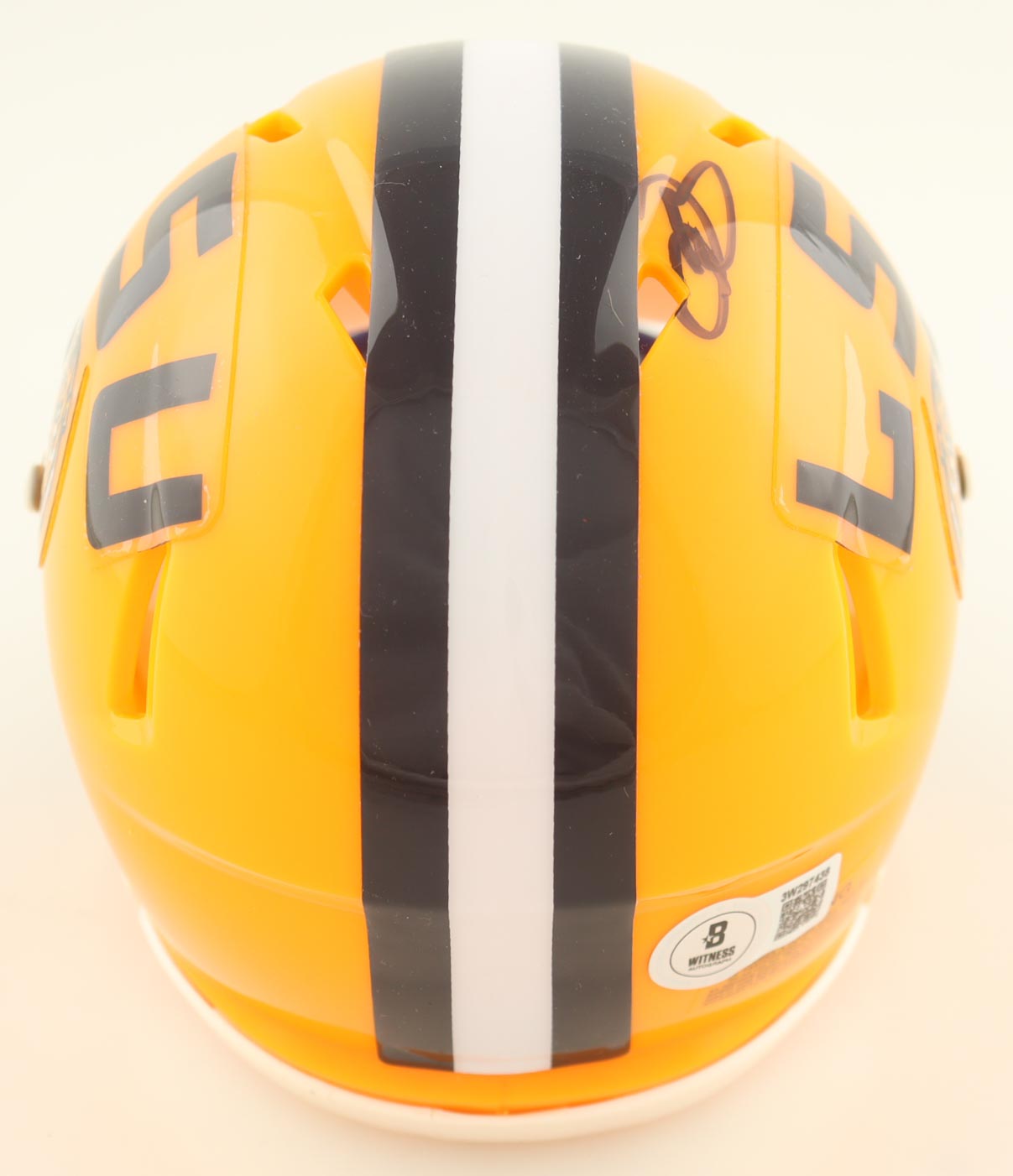 Odell Beckham Jr. signed LSU Tigers Speed Mini Helmet — Beckett authenticated — view 2