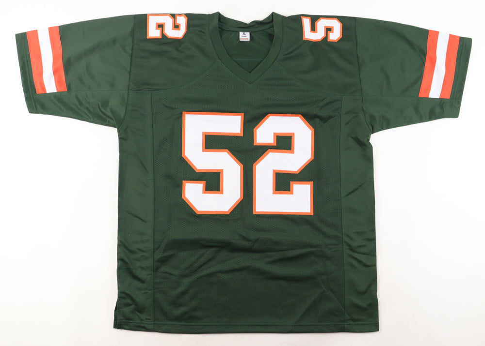 Ray Lewis Signed Miami Hurricanes Jersey (Beckett)