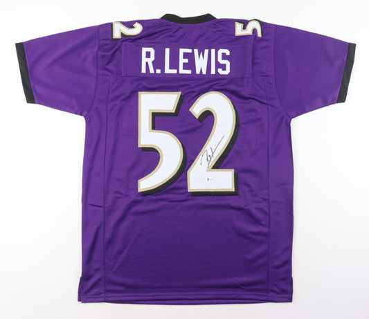 Ray Lewis Signed Jersey (Beckett Witnessed)