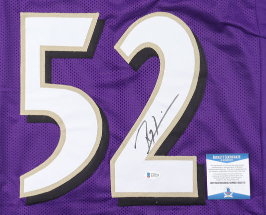 Ray Lewis Signed Jersey (Beckett Witnessed)