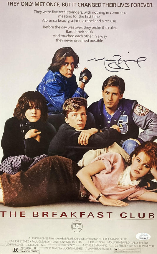 Molly Ringwald signed Breakfast Club — JSA authenticated