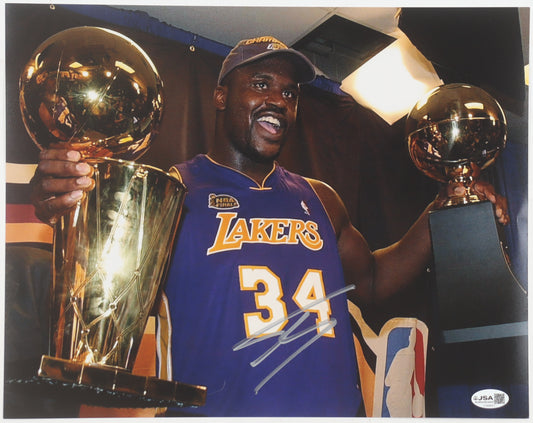 Shaquille O'Neal Signed Lakers 11x14 Photo (JSA COA)