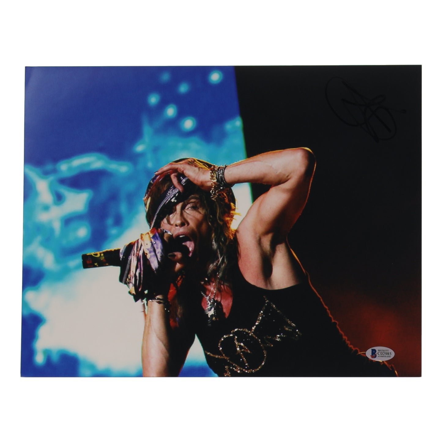 Steven Tyler of Aerosmith Signed 11x14 Photo (Beckett)