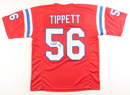 Andre Tippett Signed Jersey Inscribed "HOF 08" (JSA Witnessed)