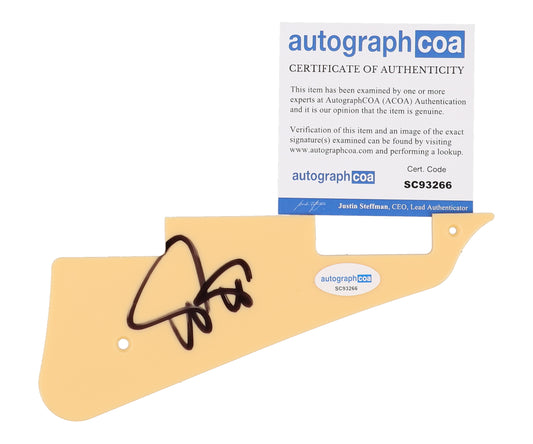 Trey Anastasio Signed PHISH Guitar Pickguard – ACOA Authenticated